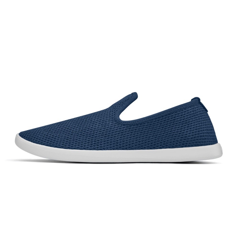 Allbirds Women\'s Tree Loungers - Slip-Ons Navy - RGA496327